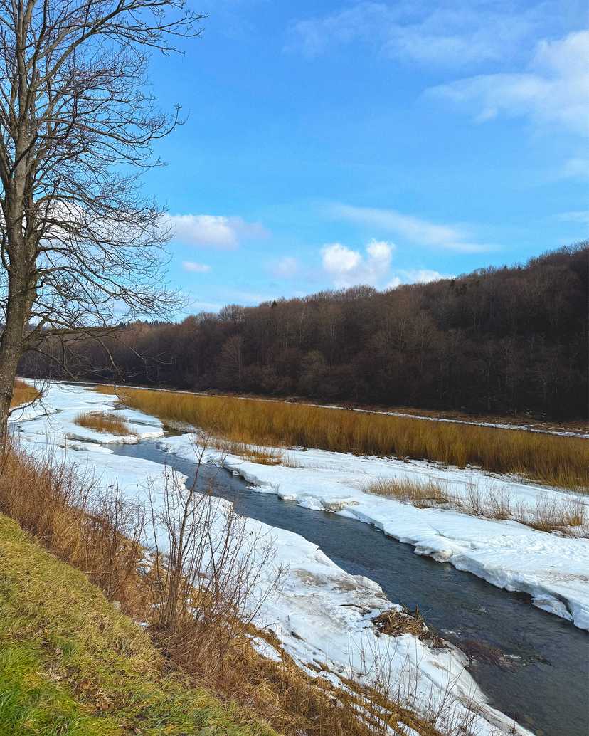 Snowy river, Poland